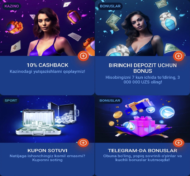 Mostbet UZ da depozitsiz bonusning bonus tasviri